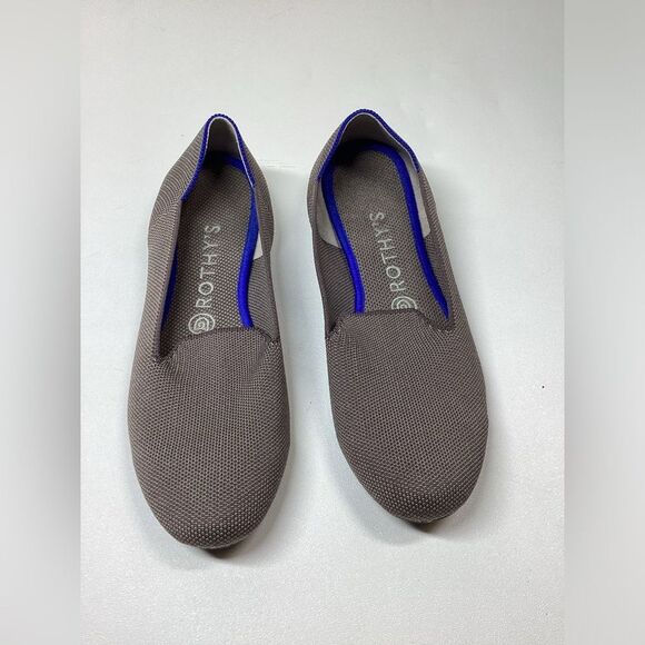 Rothy’s The Loafer Flats Women’s Size 8 Mocha Brown Round Toe Slip On Shoes - Picture 2 of 8